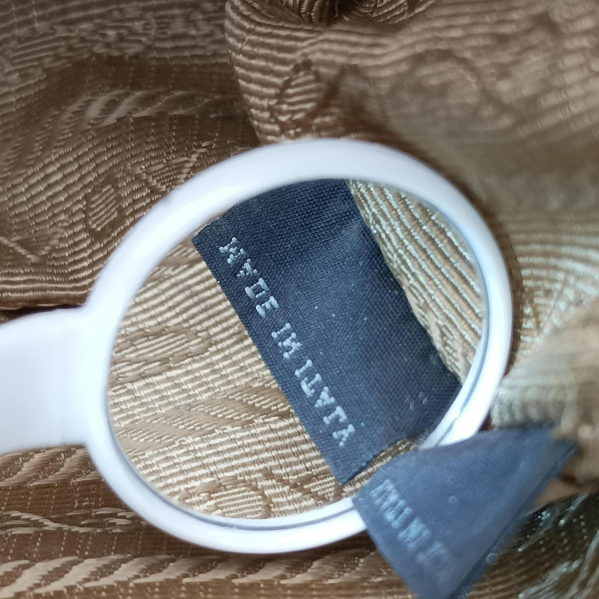 Secondhand Prada Mini Bauletto Golden Metallic Vitello Leather BL0705  shoulderbag | stylenewstar