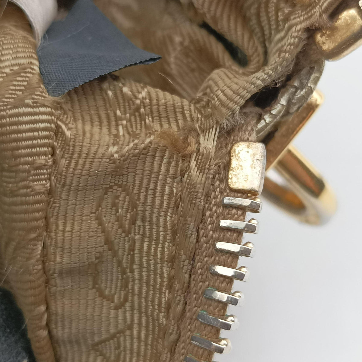 Secondhand Prada Mini Bauletto Golden Metallic Vitello Leather BL0705  shoulderbag | stylenewstar