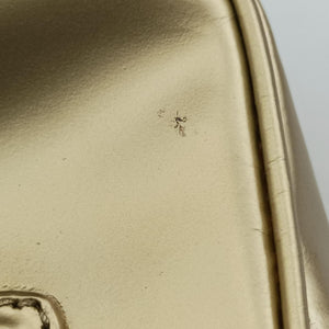 Secondhand Prada Mini Bauletto Golden Metallic Vitello Leather BL0705  shoulderbag | stylenewstar