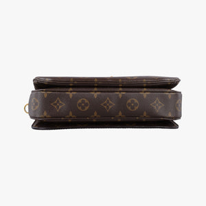 Pre-owned Louis Vuitton Pochette Metis MM Brown Monogram Canvas M44875 shoulderbag | stylenewstar
