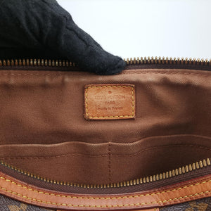 Pre-owned Louis Vuitton PALERMO PM brown Monogram Canvas M40145 shoulderbag | stylenewstar