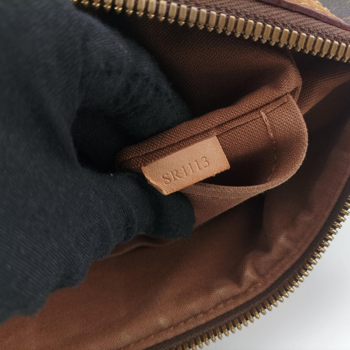 Pre-owned Louis Vuitton PALERMO PM brown Monogram Canvas M40145 shoulderbag | stylenewstar