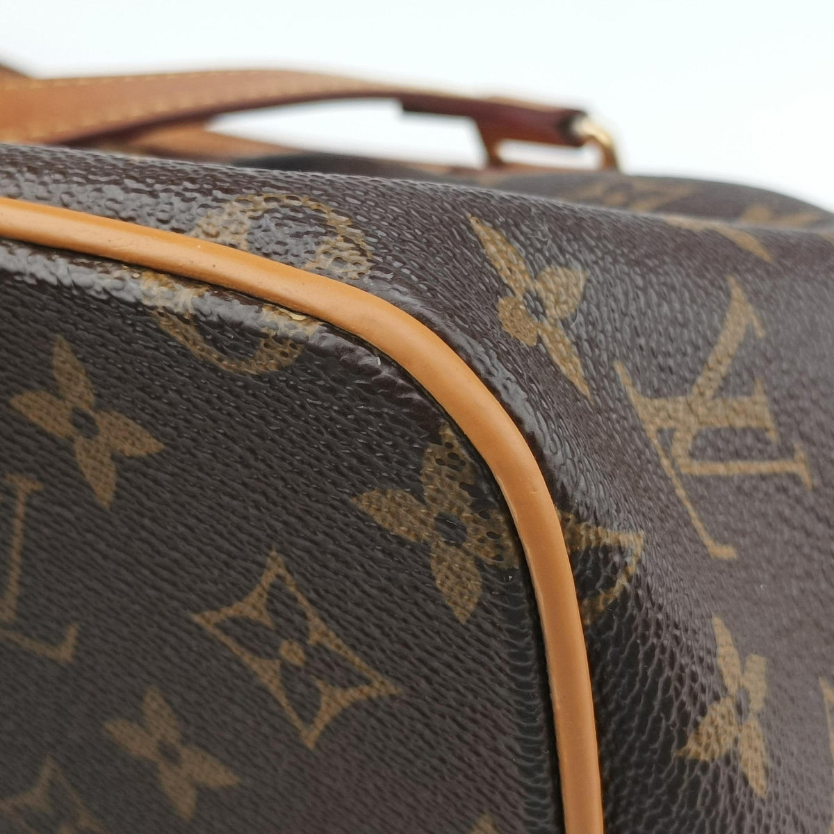 Pre-owned Louis Vuitton PALERMO PM brown Monogram Canvas M40145 shoulderbag | stylenewstar