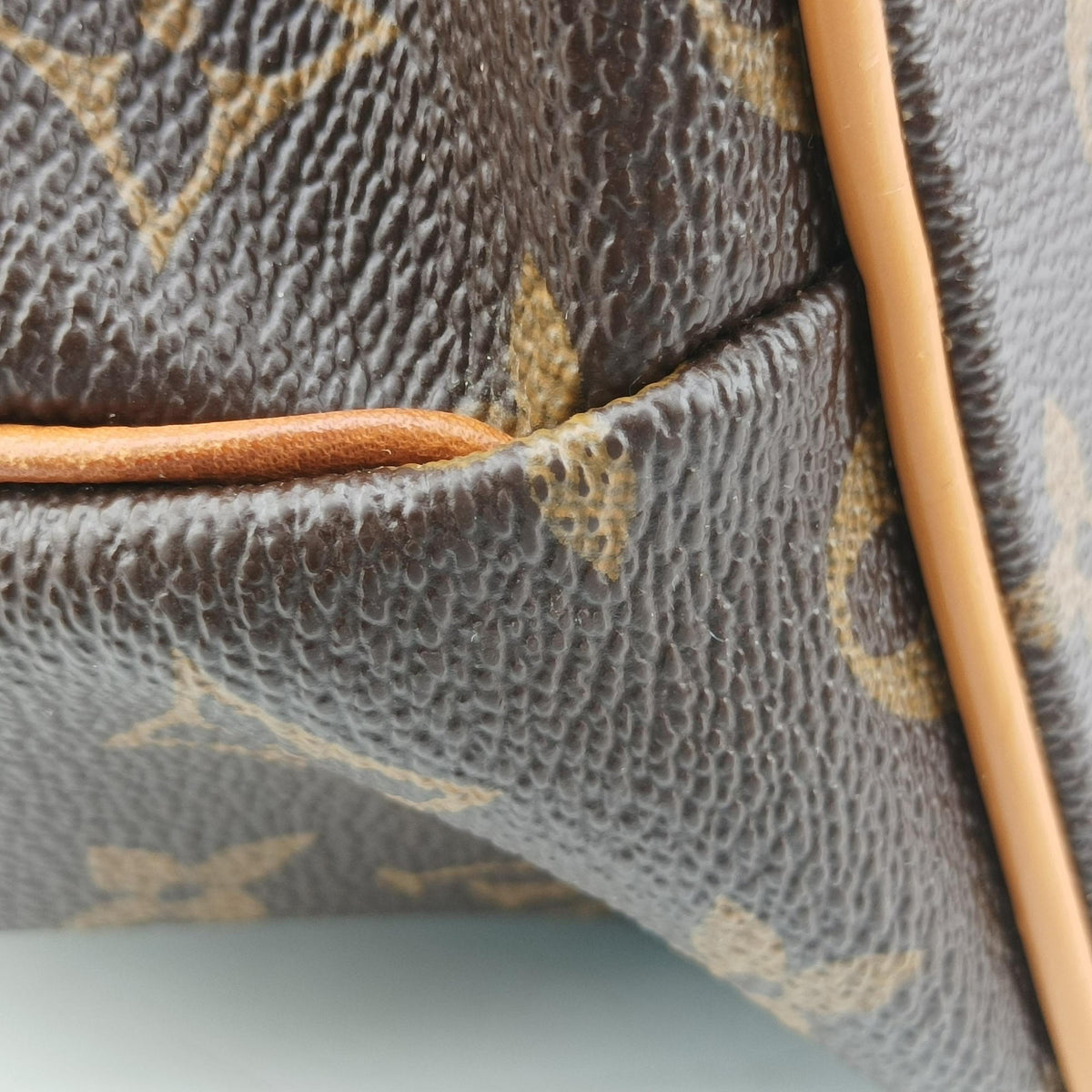 Pre-owned Louis Vuitton PALERMO PM brown Monogram Canvas M40145 shoulderbag | stylenewstar
