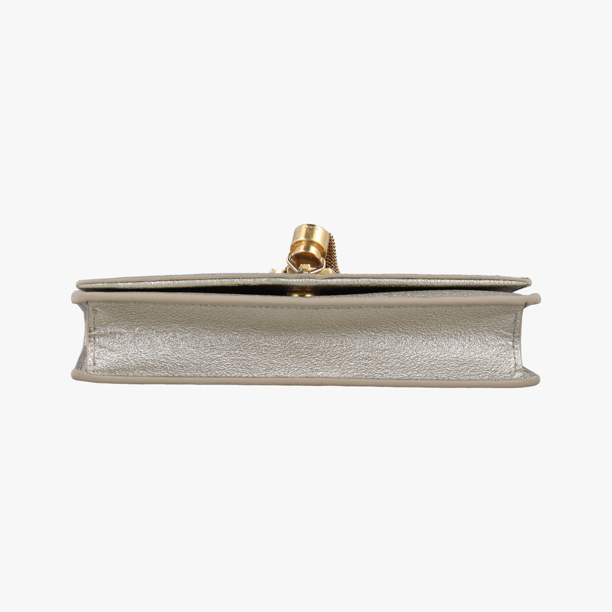 Pre-owned Yves Saint Laurent KATE Silver Leather 452159 shoulderbag | stylenewstar