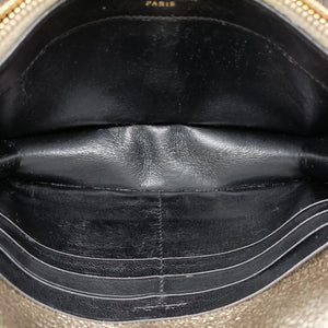 Pre-owned Yves Saint Laurent KATE Silver Leather 452159 shoulderbag | stylenewstar