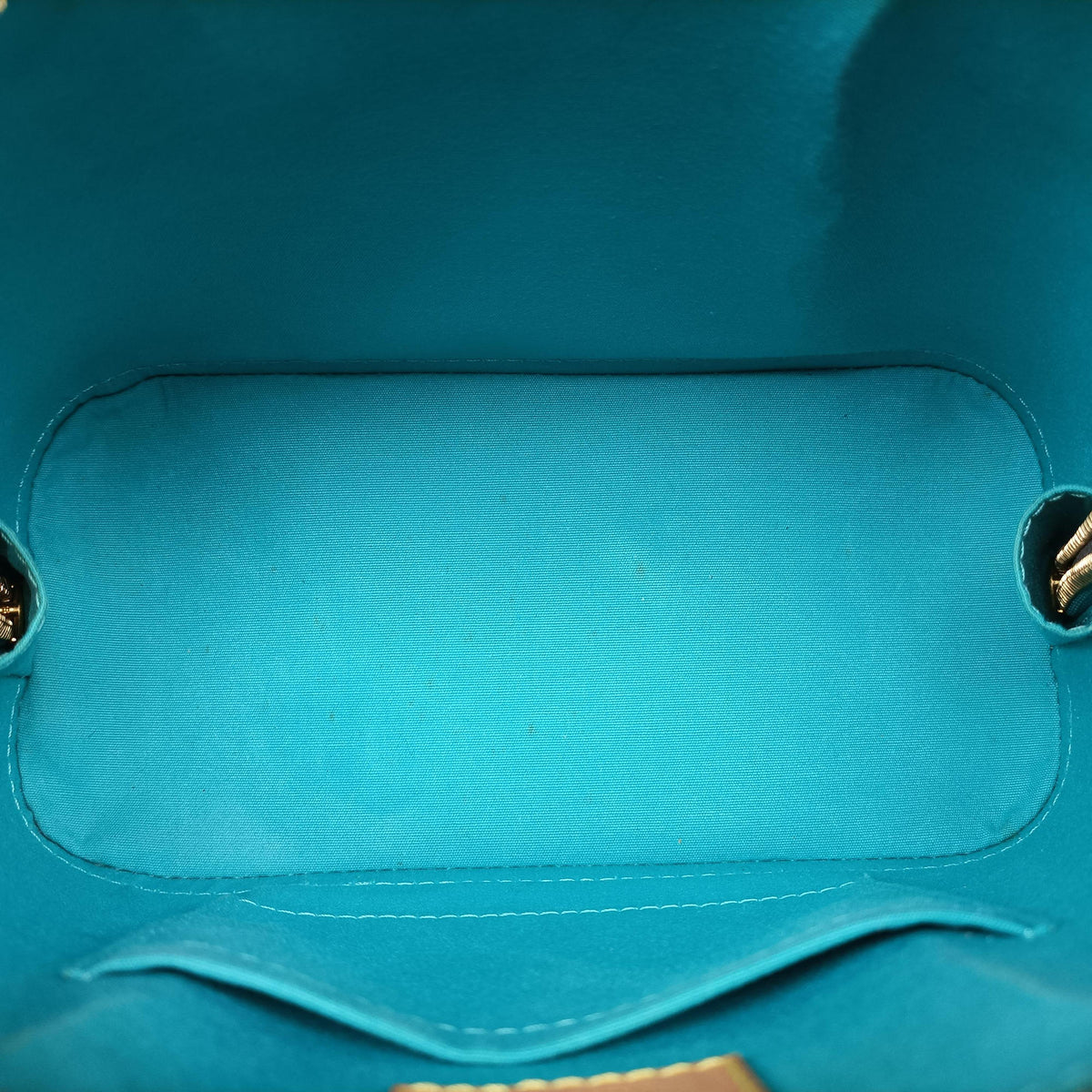 Pre-owned Louis Vuitton Alma BB Blue Lagon Vernis M91696 shoulderbag | stylenewstar
