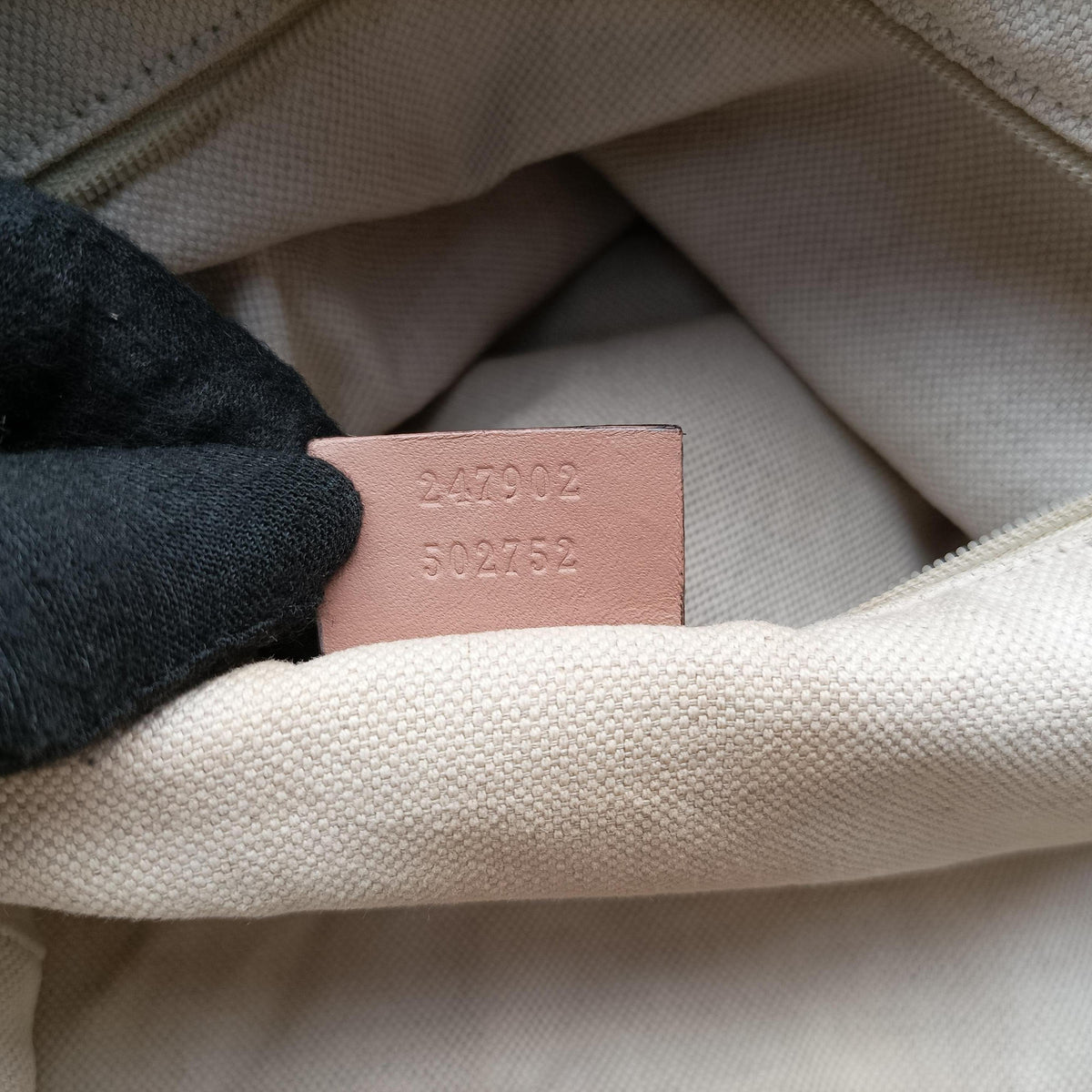 Secondhand Gucci Sukey Beige Canvas×Leather 247902 shoulderbag | stylenewstar