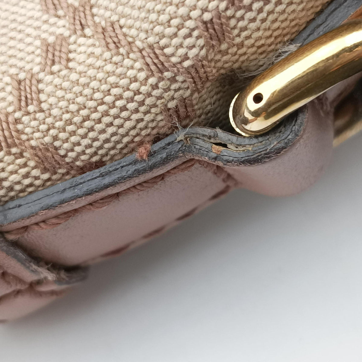 Secondhand Gucci Sukey Beige Canvas×Leather 247902 shoulderbag | stylenewstar