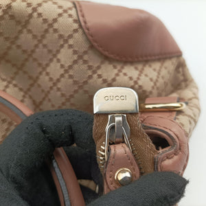 Secondhand Gucci Sukey Beige Canvas×Leather 247902 shoulderbag | stylenewstar