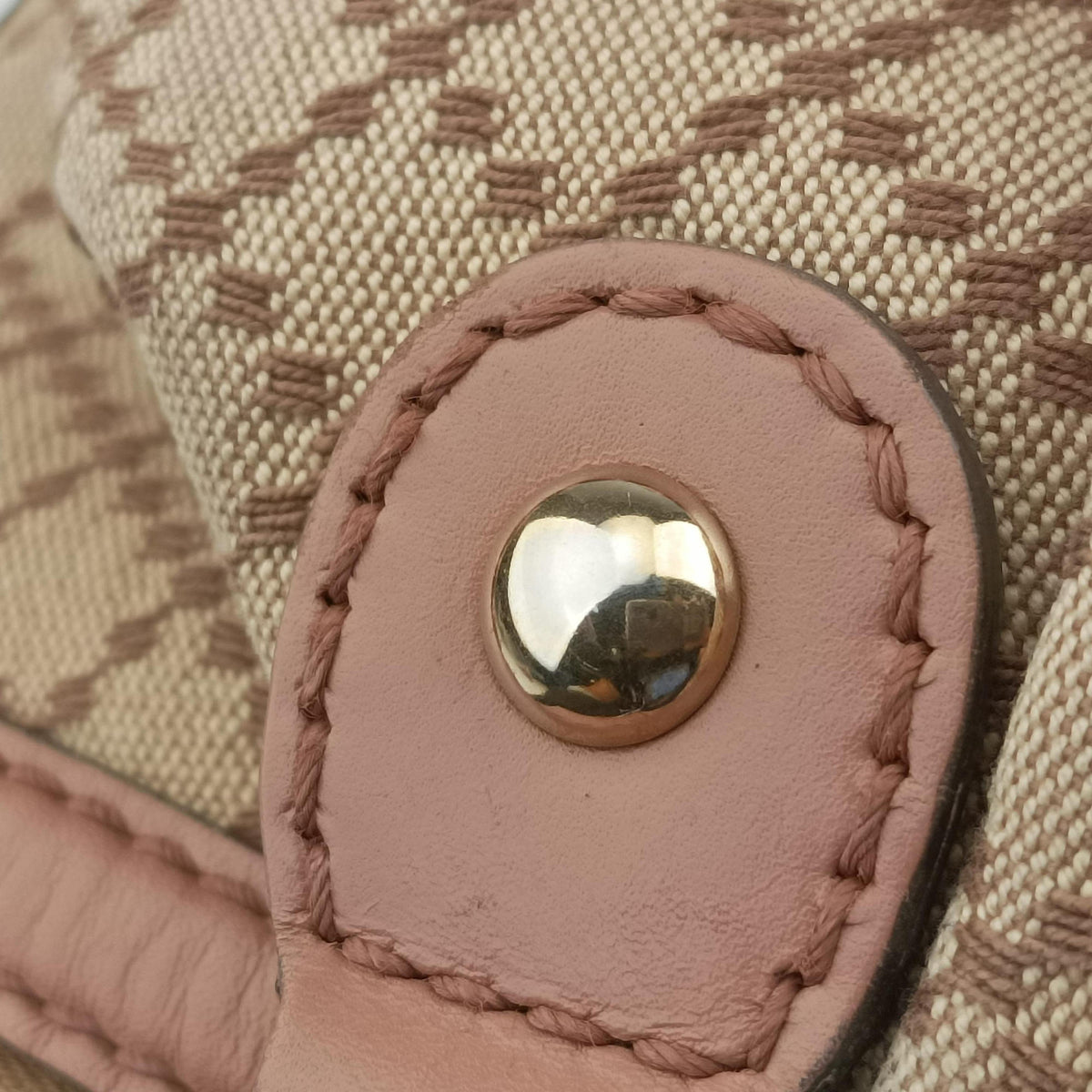 Secondhand Gucci Sukey Beige Canvas×Leather 247902 shoulderbag | stylenewstar