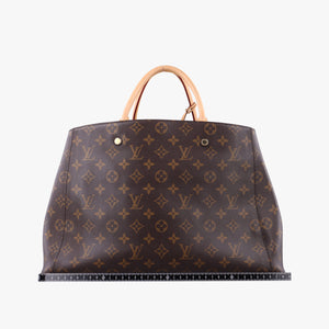 Pre-owned Louis Vuitton MONTAIGNE GM Brown Monogram Canvas M41067 shoulderbag | stylenewstar