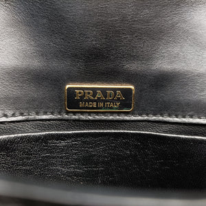 Secondhand Prada Pionniere Black leather 1BH056 shoulderbag | stylenewstar