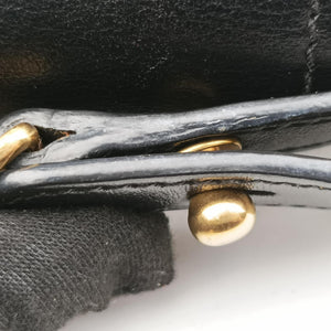 Secondhand Prada Pionniere Black leather 1BH056 shoulderbag | stylenewstar