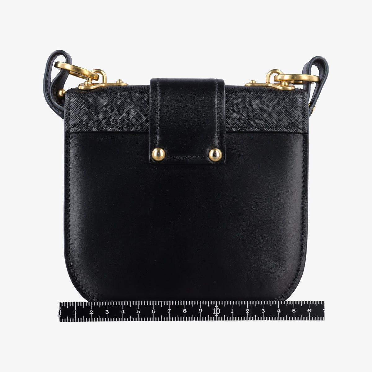 Secondhand Prada Pionniere Black leather 1BH056 shoulderbag | stylenewstar