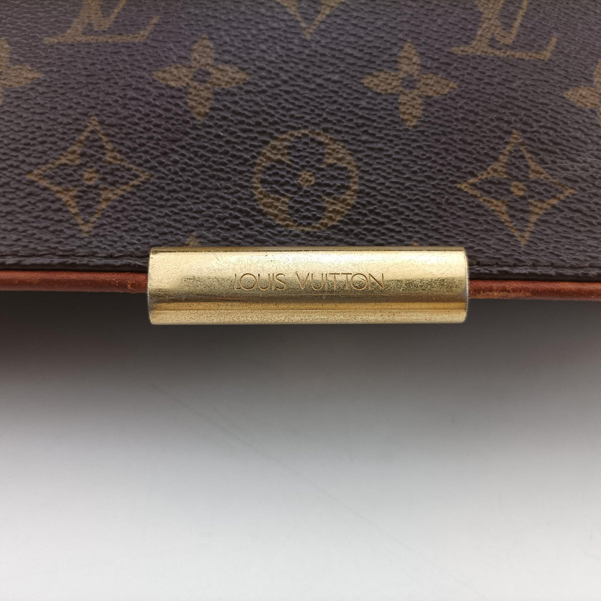 Pre-owned Louis Vuitton ABBESSES brown Monogram Canvas M45257 crossbodybag | stylenewstar