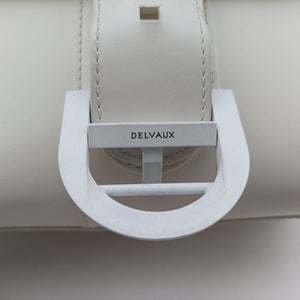 Vintage Delvaux Brillant White Leather  shoulderbag | stylenewstar