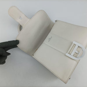 Vintage Delvaux Brillant White Leather  shoulderbag | stylenewstar