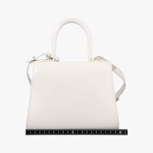 Vintage Delvaux Brillant White Leather  shoulderbag | stylenewstar