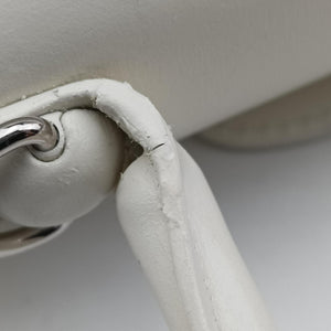 Vintage Delvaux Brillant White Leather  shoulderbag | stylenewstar