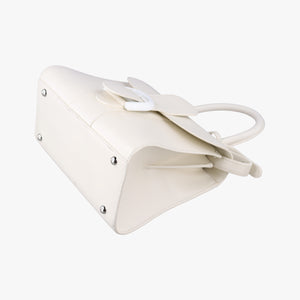 Vintage Delvaux Brillant White Leather  shoulderbag | stylenewstar