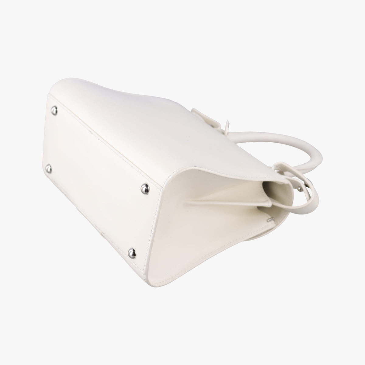 Vintage Delvaux Brillant White Leather  shoulderbag | stylenewstar
