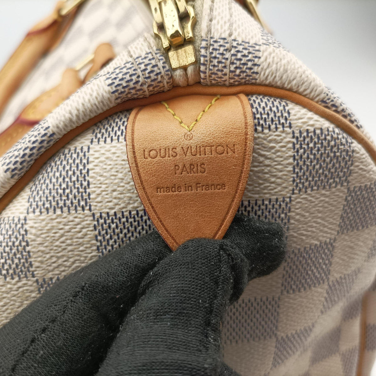 Pre-owned Louis Vuitton Speedy 30 AZUR Damier Canvas N41533 handbag | stylenewstar