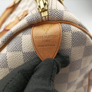 Pre-owned Louis Vuitton Speedy 30 AZUR Damier Canvas N41533 handbag | stylenewstar
