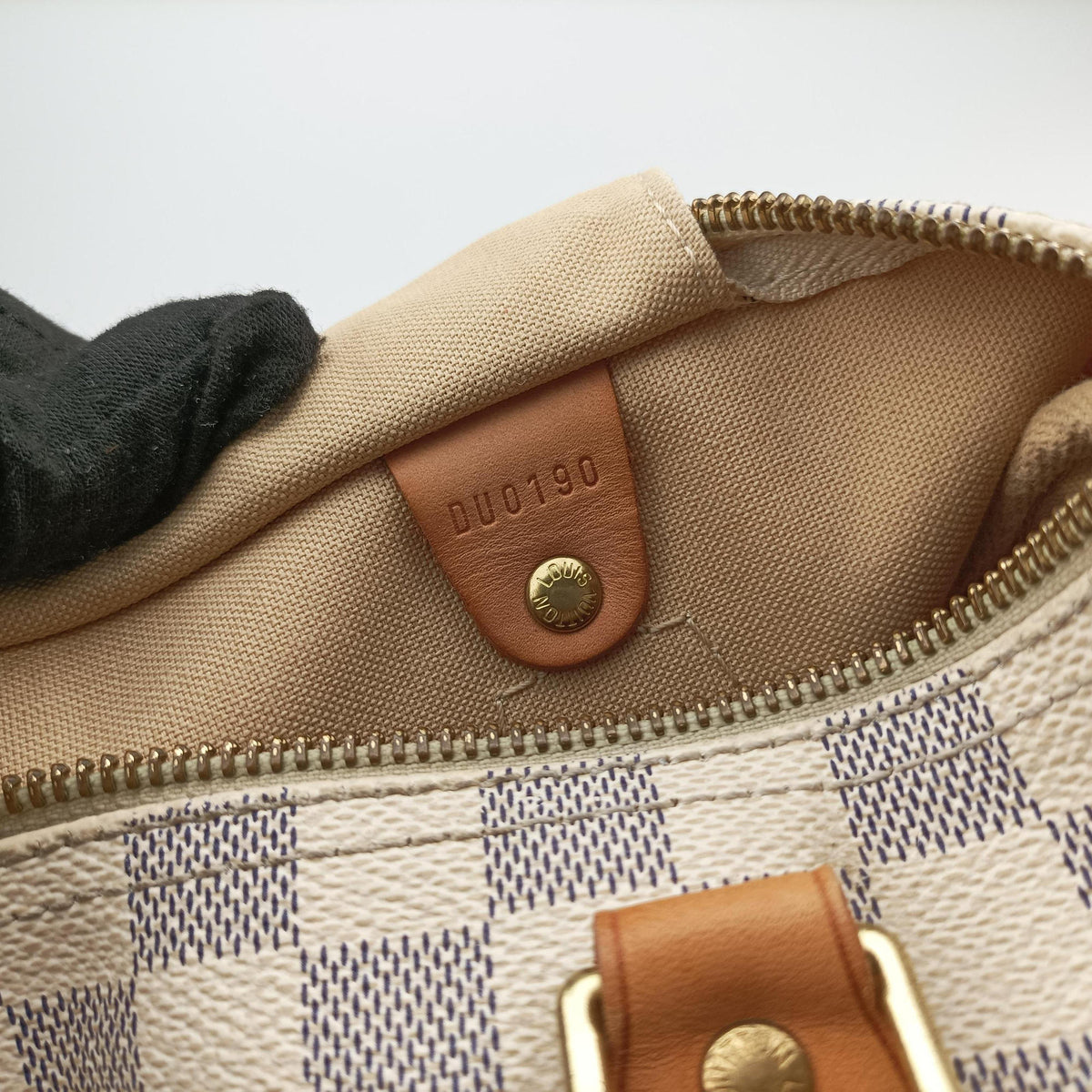 Pre-owned Louis Vuitton Speedy 30 AZUR Damier Canvas N41533 handbag | stylenewstar