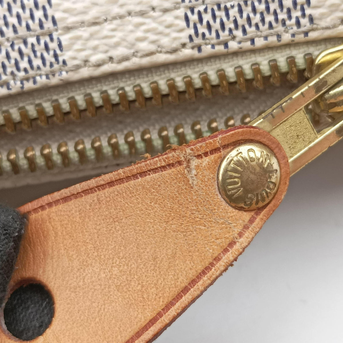 Pre-owned Louis Vuitton Speedy 30 AZUR Damier Canvas N41533 handbag | stylenewstar