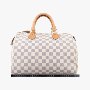 Pre-owned Louis Vuitton Speedy 30 AZUR Damier Canvas N41533 handbag | stylenewstar