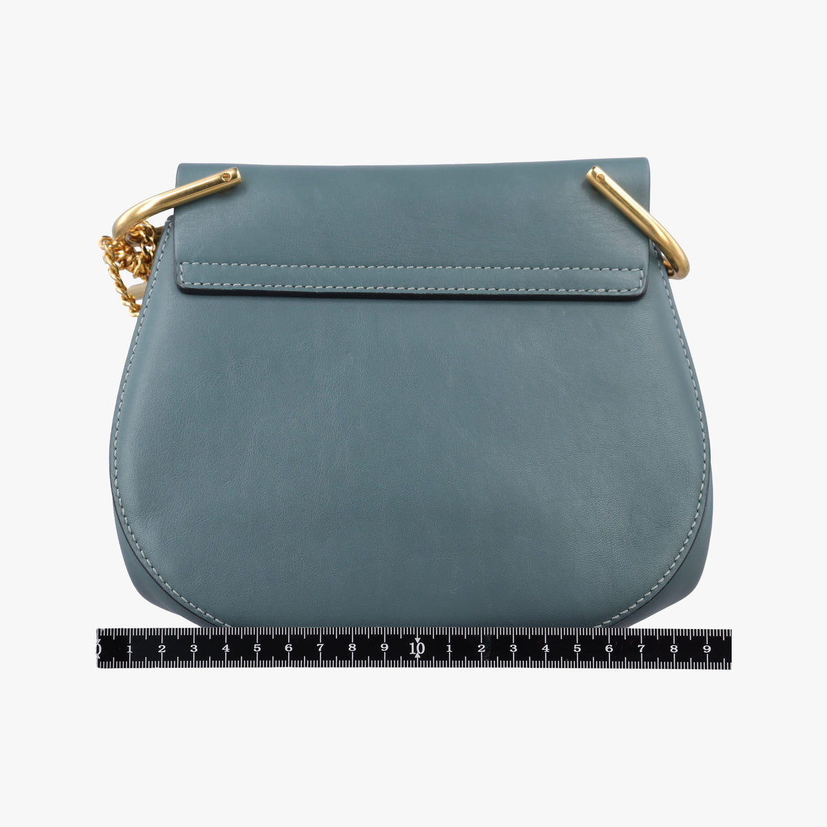 Secondhand Chloe DREW Blue Suede×Leather  shoulderbag | stylenewstar