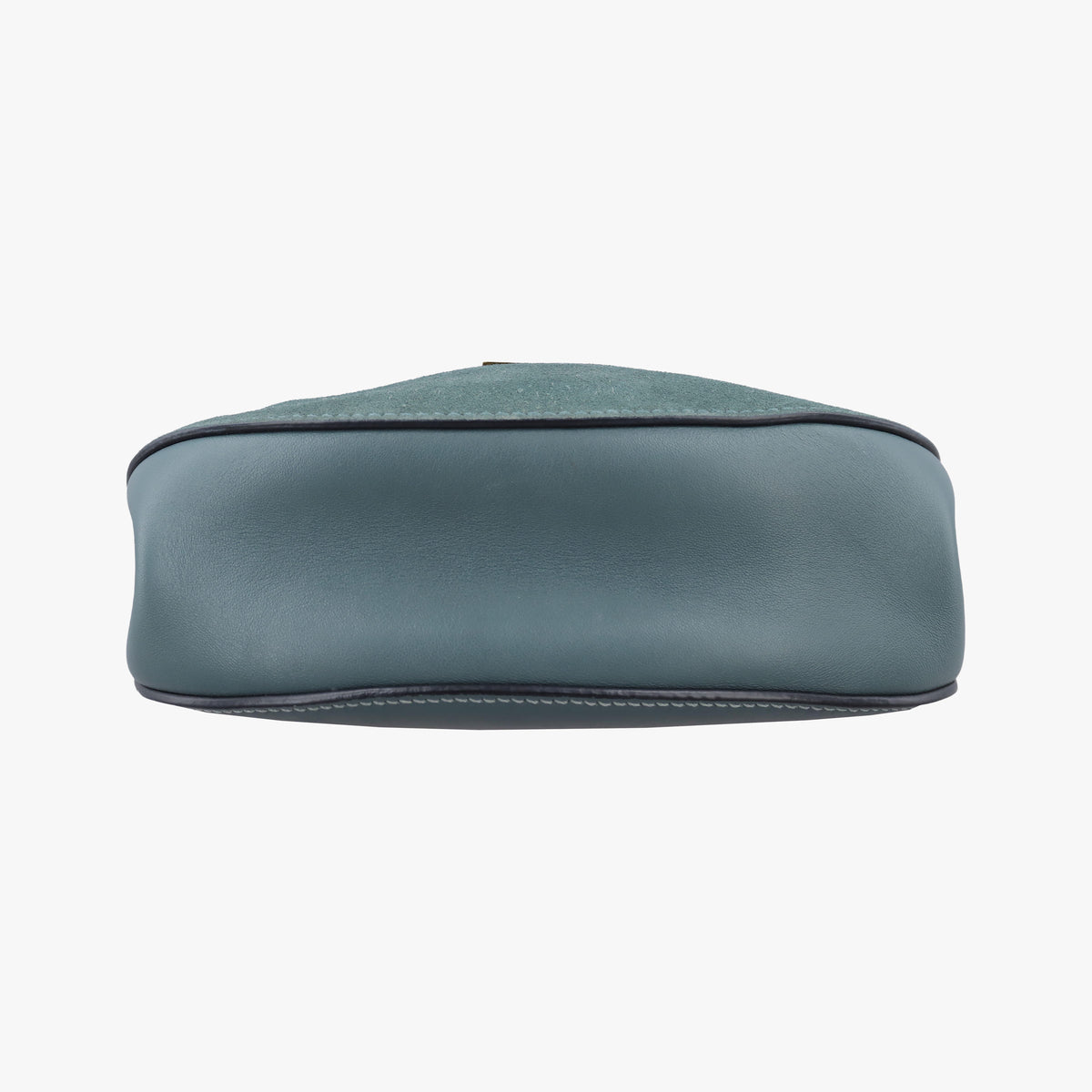 Secondhand Chloe DREW Blue Suede×Leather  shoulderbag | stylenewstar