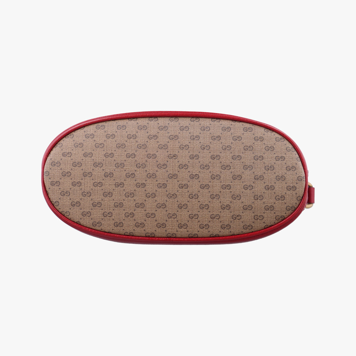 Pre-owned Gucci Doraemon collaboration Brown x red PVC coated canvas×Leather 655597 shoulderbag | stylenewstar