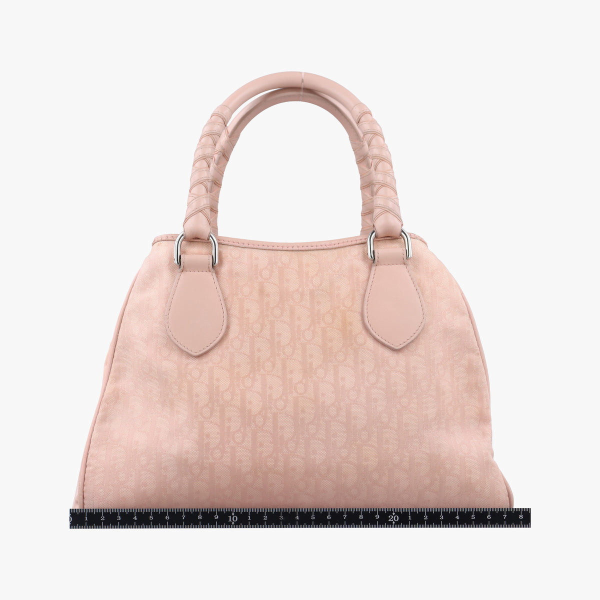 Pre-owned Christian Dior Lovely Pink Canvas × Leather  handbag | stylenewstar