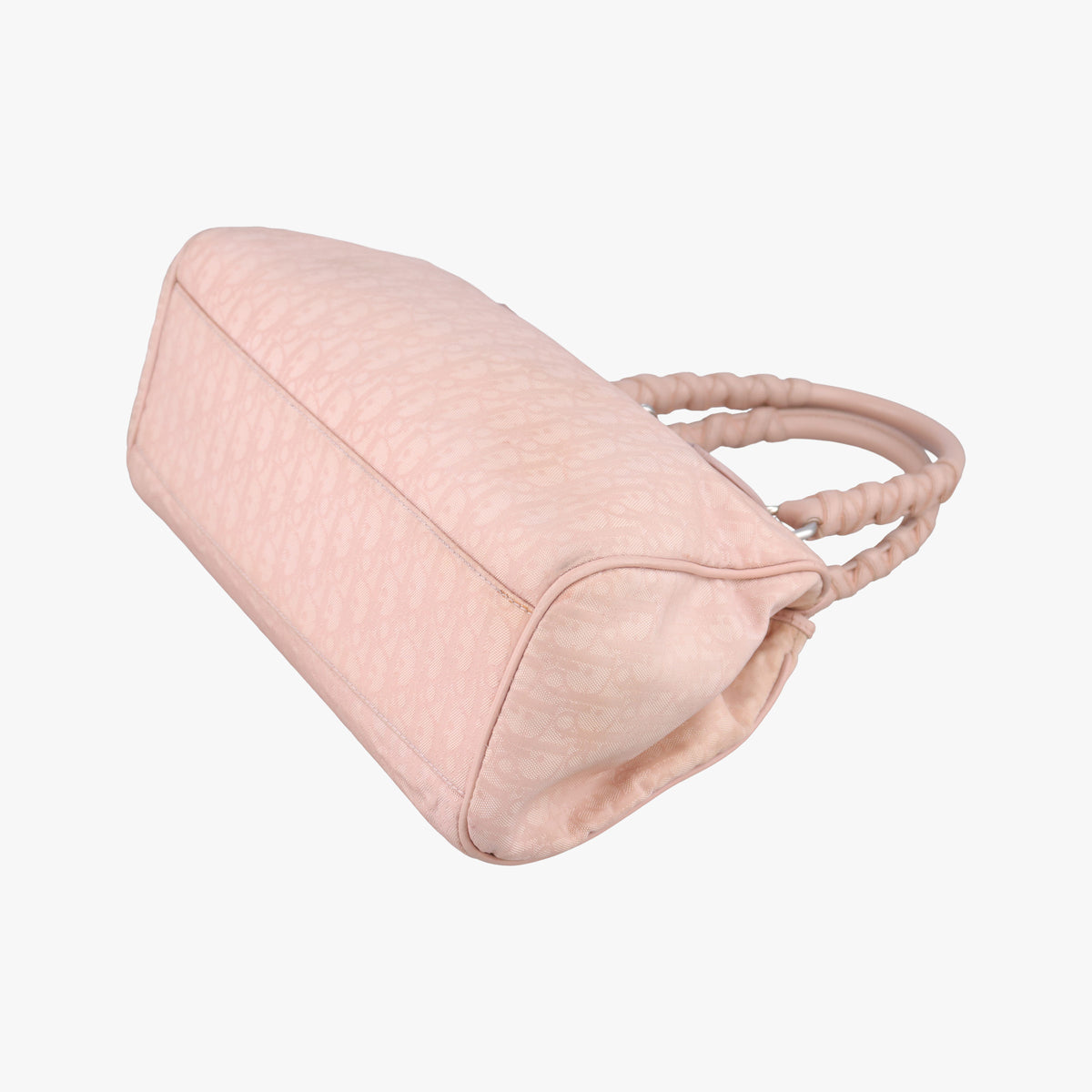 Pre-owned Christian Dior Lovely Pink Canvas × Leather  handbag | stylenewstar
