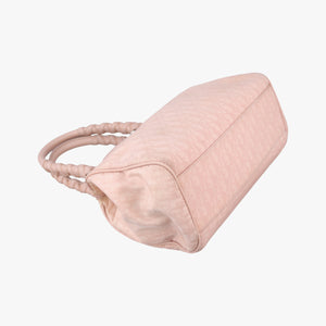 Pre-owned Christian Dior Lovely Pink Canvas × Leather  handbag | stylenewstar