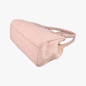Pre-owned Christian Dior Lovely Pink Canvas × Leather  handbag | stylenewstar