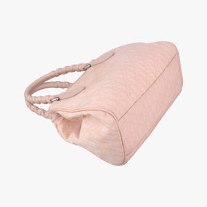 Pre-owned Christian Dior Lovely Pink Canvas × Leather  handbag | stylenewstar