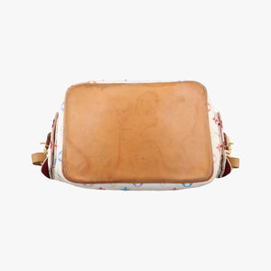 Pre-owned Louis Vuitton Petit Noe white Monogram Multicolor M42229 shoulderbag | stylenewstar