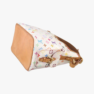 Pre-owned Louis Vuitton Petit Noe white Monogram Multicolor M42229 shoulderbag | stylenewstar