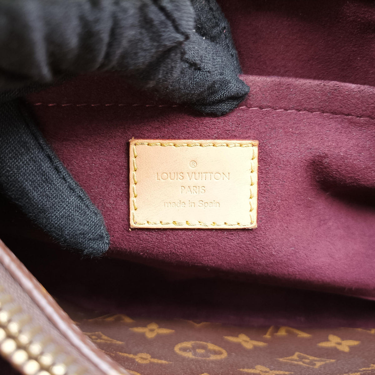 Pre-owned Louis Vuitton Montaigne BB brown Monogram Canvas M41055 handbag | stylenewstar