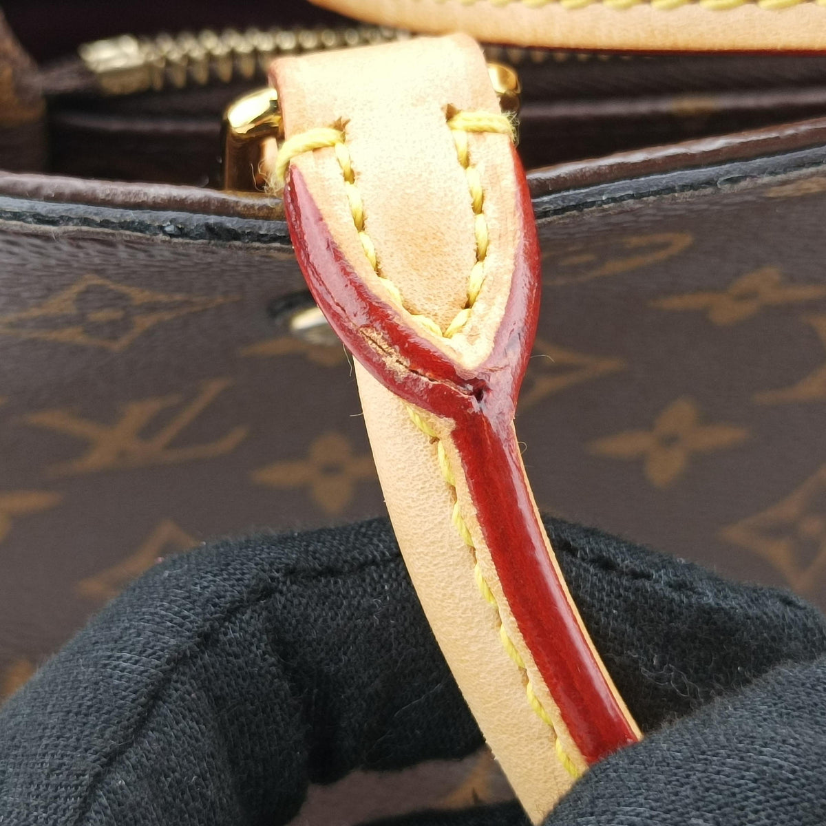 Pre-owned Louis Vuitton Montaigne BB brown Monogram Canvas M41055 handbag | stylenewstar