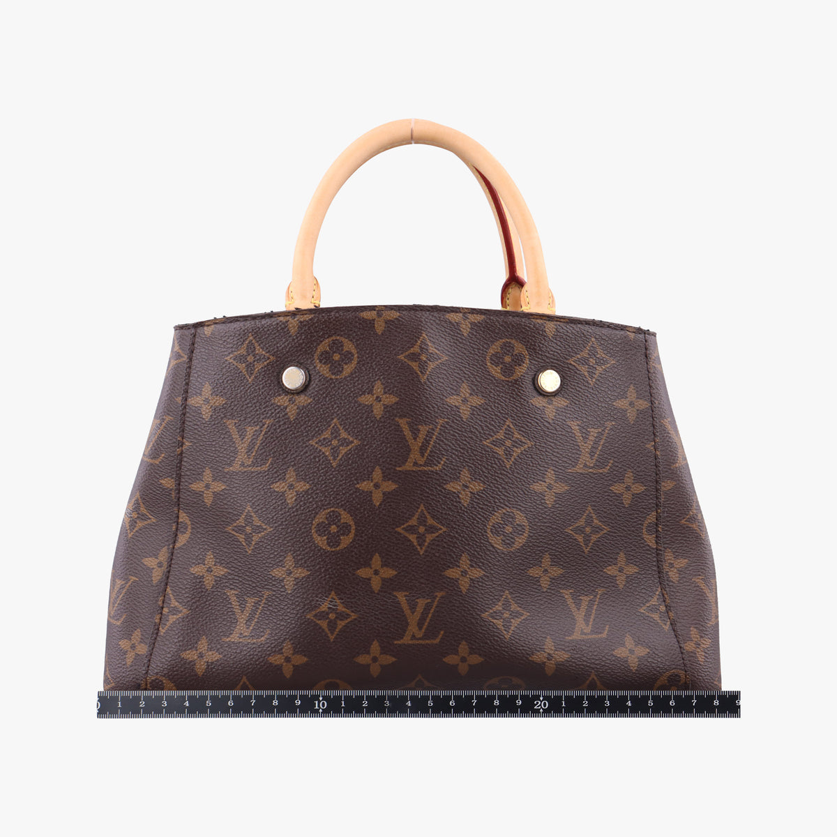 Pre-owned Louis Vuitton Montaigne BB brown Monogram Canvas M41055 handbag | stylenewstar