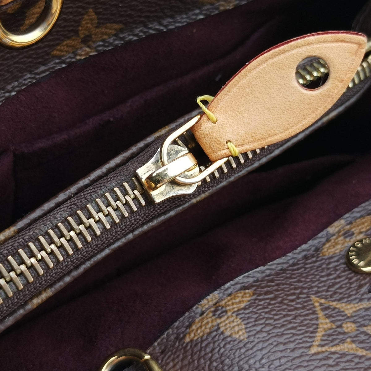 Pre-owned Louis Vuitton Montaigne BB brown Monogram Canvas M41055 handbag | stylenewstar