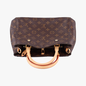 Pre-owned Louis Vuitton Montaigne BB brown Monogram Canvas M41055 handbag | stylenewstar