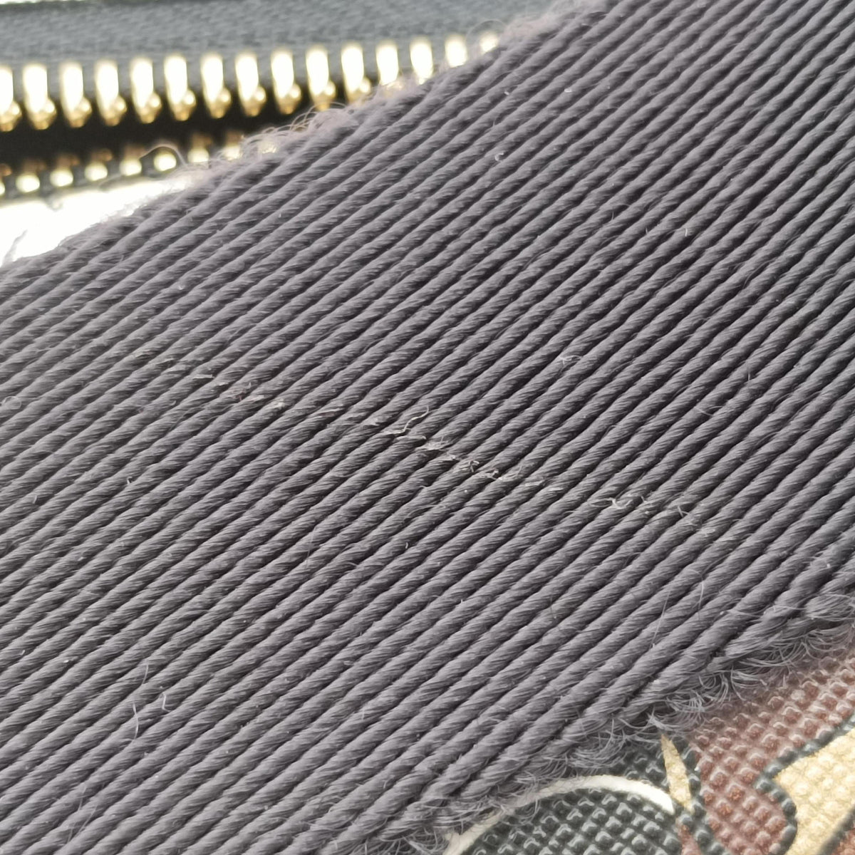 Pre-owned Burberry Monogram Stripe Brown×Multicolour PVC coated canvas x leather  bum bag/waist bag | stylenewstar