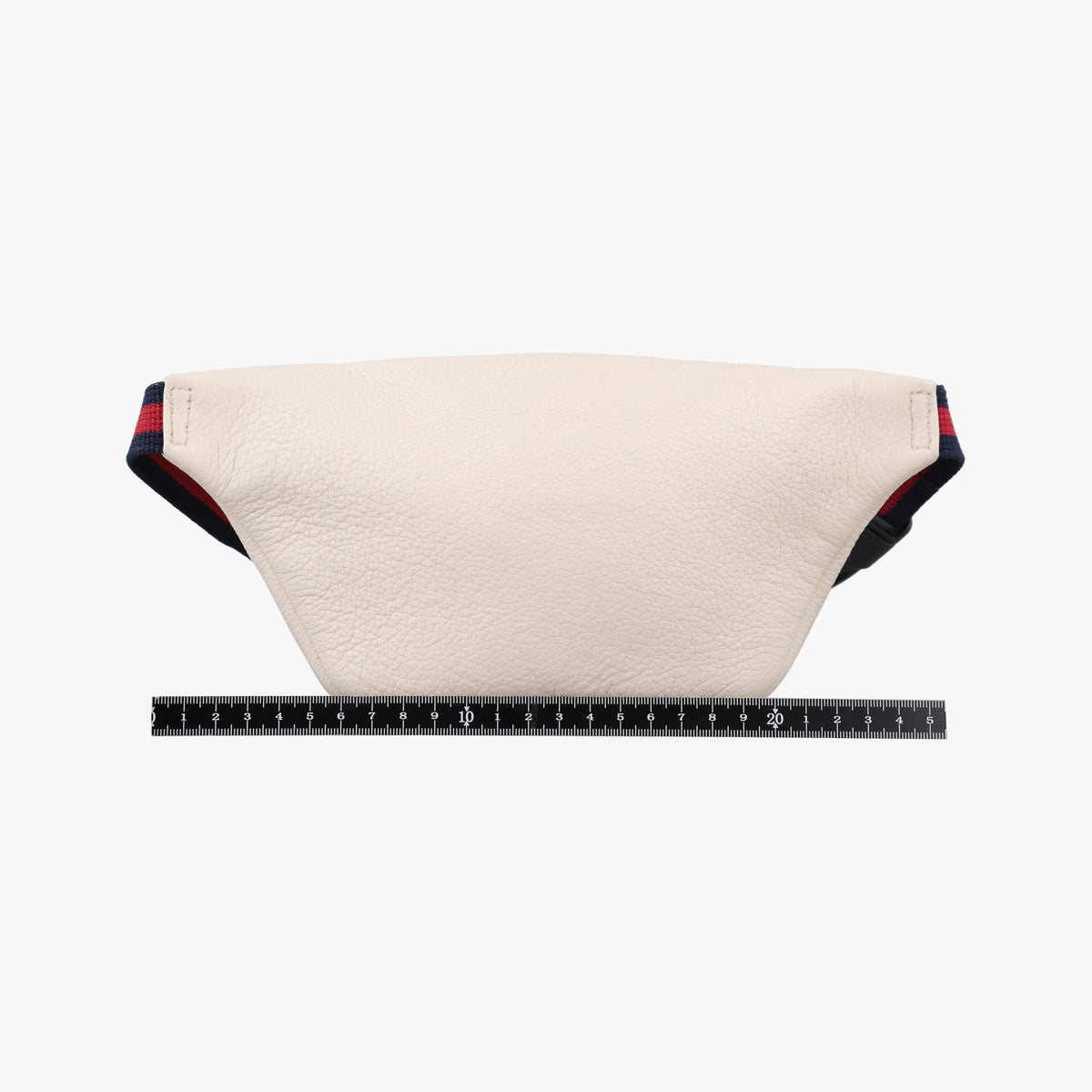 Pre-owned Gucci Print White Leather 527792 bum bag/waist bag | stylenewstar