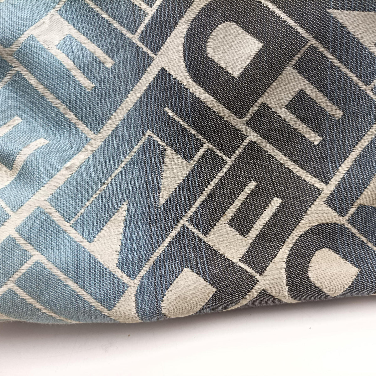 Vintage Fendi Forever Gradient Print White×Blue Canvas × Leather 8BL068 handbag | stylenewstar