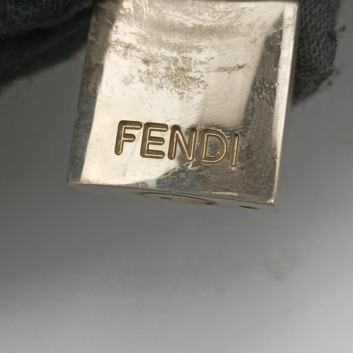 Vintage Fendi Forever Gradient Print White×Blue Canvas × Leather 8BL068 handbag | stylenewstar